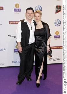 Michael Hirte mit Frau Jenny - Verleihuing des ECHO 2012 in der Hallen der Messe Berlin am 22.03.2012. Echo 2012