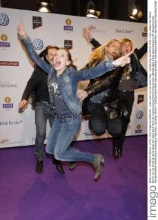 Anna Loos mit der Band Silly - Verleihuing des ECHO 2012 in der Hallen der Messe Berlin am 22.03.2012. Echo 2012