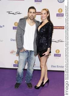 Bushido mit Freundin Anna-Maria Lagerblom (schwanger) - Verleihuing des ECHO 2012 in der Hallen der Messe Berlin am 22.03.2012. Echo 2012