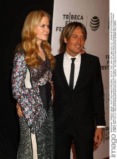 April 16, 2016 - New York, New York, U.S. - Actress NICOLE KIDMAN and her husband, singer KEITH URBAN attend the NY premiere of The Family Fang held during the 2016 TriBeCa Film Festival at John Zuccotti Theater at BMCC. New York U.S. - ZUMAk03_