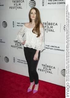 USA: The Family Fang premiere at TFF NYC Taylor Rose attends premiere of The Family Fang movie during Tribeca Film Festival at BMCC  LevxRadin