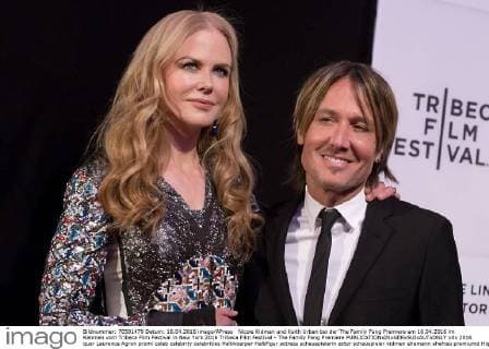Nicole Kidman und Keith Urban bei der The Family Fang Premiere am 16.04.2016 im Rahmen vom Tribeca Film Festival in New York 2016 Tribeca Film Festival - The Family Fang Premiere 