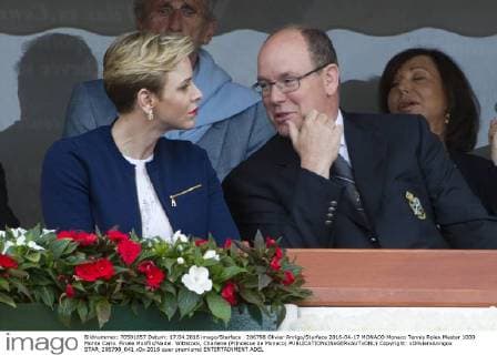 206798 Olivier Anrigo Starface 2016-04-17 MONACO Monaco Tennis Rolex Master 1000 Monte Carlo. Finale Monfils Nadal. Wittstock, Charlene (Princesse de Monaco)  Copyright: xOlivierxAnrigox STAR_206798_041