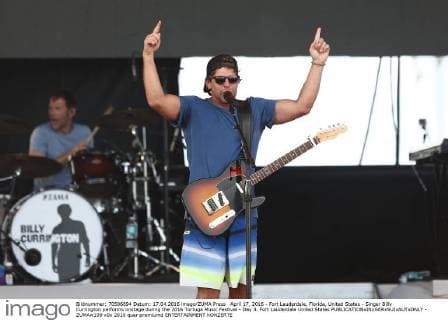 April 17, 2016 - Fort Lauderdale, Florida, United States - Singer Billy Currington performs onstage during the 2016 Tortuga Music Festival - Day 3. Fort Lauderdale United States - ZUMAw109