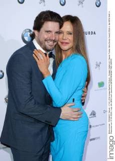 Doreen Dietel mit Freund Tobias Felix Burda Award 2016 in der BMW Welt in Muenchen am 17.04.2016