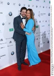 Doreen Dietel mit Freund Tobias Felix Burda Award 2016 in der BMW Welt in Muenchen am 17.04.2016