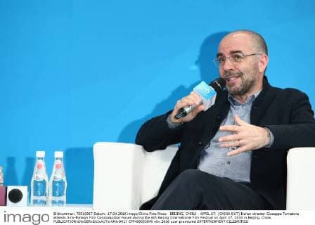 BEIJING, CHINA - APRIL 17: (CHINA OUT) Italian director Giuseppe Tornatore attends Sino-Foreign Film Co-ptoduction Forum during the 6th Beijing International Film Festival on April 17, 2016 in Beijing, China.  CFP483053840