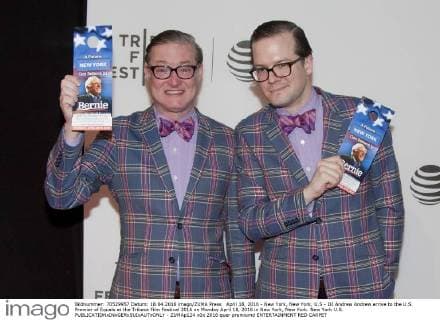 April 18, 2016 - New York, New York, U.S - DJ Andrew Andrew arrive to the U.S. Premier of Equals at the Tribeca Film Festival 2016 on Monday April 18, 2016 in New York, New York. New York U.S. - ZUMAp124