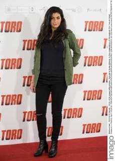 Nya de la Rubia attends to the presentation of the spanish film Toro at Hotel Hesperia in Madrid, April 19,2016.  (20160419003)