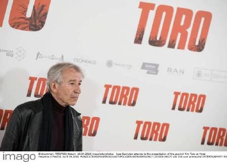 Jose Sacristan attends to the presentation of the spanish film Toro at Hotel Hesperia in Madrid, April 19,2016.  (20160419017)