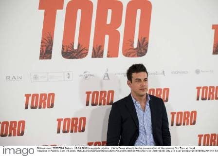 Mario Casas attends to the presentation of the spanish film Toro at Hotel Hesperia in Madrid, April 19,2016.  (20160419035)