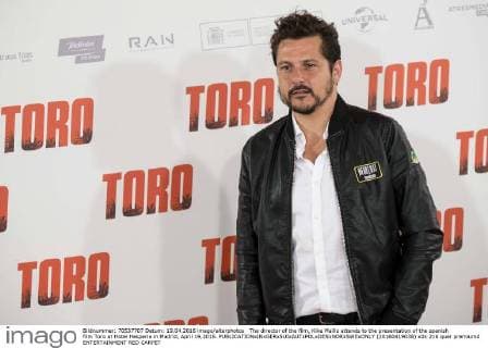 The director of the film, Kike Maillo attends to the presentation of the spanish film Toro at Hotel Hesperia in Madrid, April 19,2016.  (20160419038)