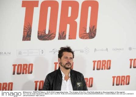 The director of the film, Kike Maillo attends to the presentation of the spanish film Toro at Hotel Hesperia in Madrid, April 19,2016.  (20160419040)