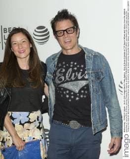 Elvis & Nixon Premiere at TFF Naomi NElson and Johnny Knoxville attends premiere of movie Elvis & Nixon during Tribeca film festival at BMCC  LevxRadin
