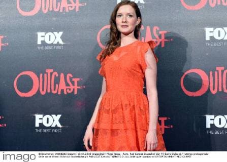Rom, Red Carpet änlässlich der TV Serie Outcast l attrice protagonista della serie Wrenn Schmidt GioiaxBotteghi  0