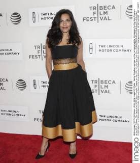 Sarita Choudhury arrives on the red carpet at the A Hologram for the King Premiere at the 2016 Tribeca Film Festival at BMCC John Zuccotti Theater on April 20, 2016 in New York City.  NYP20160420120 JOHNxANGELILLO