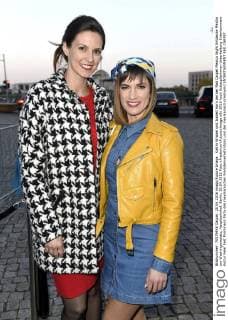 Katrin Wrobel und Isabell Horn bei der Red Carpet Mexico Night Entdecke Mexiko am Washingtonplatz, Hauptbahnhof. Berlin, 20.04.2016 Foto:xFredericx xFuturexImage