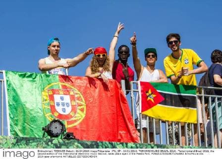 ITU, SP - 04 21 2016: TOMORROWLAND BRAZIL 2016 - Tomorrowland Brazil 2016, the second edition of the international electronic music festival, takes place again in the Maeda Park.  Jo?oxMoura