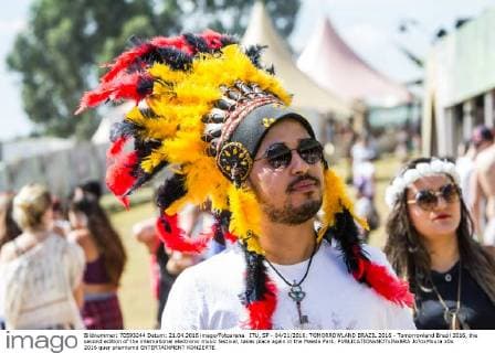 ITU, SP - 04 21 2016: TOMORROWLAND BRAZIL 2016 - Tomorrowland Brazil 2016, the second edition of the international electronic music festival, takes place again in the Maeda Park.  Jo?oxMoura