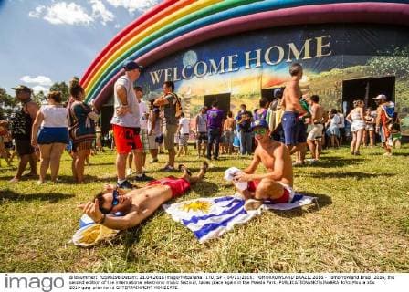 ITU, SP - 04 21 2016: TOMORROWLAND BRAZIL 2016 - Tomorrowland Brazil 2016, the second edition of the international electronic music festival, takes place again in the Maeda Park.  Jo?oxMoura