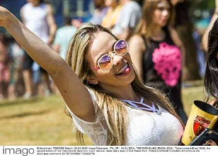 ITU, SP - 04 21 2016: TOMORROWLAND BRAZIL 2016 - Tomorrowland Brazil 2016, the second edition of the international electronic music festival, takes place again in the Maeda Park.  Jo?oxMoura