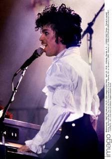 April 22, 2016 - Atlanta, Florida, U.S. - CHERIE DIEZ Times.. Prince in concert during the Purple Rain Tour at the Omni International Arena, Atlanta, Ga. on January 3, 1985. Atlanta U.S. - ZUMAs70_