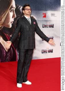 Robert Downey Jr. bei der Premiere des Kinofilms The First Avenger: Civil War Captain America: Civil War im CineStar Sony Center. Berlin, 21.04.2016 Foto:xS.xGabschx xFuturexImage