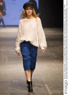 Poland Fashion Week: Szczesny Modenschau April 21, 2016 - Lodz, Poland - Models are seen at the Szczesny show on Thursday at Poland Fasion Week, on April 21, 2016, in Lodz, Poland. The 14th edition of the Polish fashion week has been troubled by financial issues and is two days shorter than originally planned. Lodz Poland  - ZUMAn230