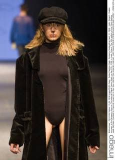 Poland Fashion Week: Szczesny Modenschau April 21, 2016 - Lodz, Poland - Models are seen at the Szczesny show on Thursday at Poland Fasion Week, on April 21, 2016, in Lodz, Poland. The 14th edition of the Polish fashion week has been troubled by financial issues and is two days shorter than originally planned. Lodz Poland  - ZUMAn230