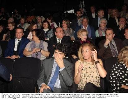 Verleihung des Rocio Jurado Preises in Madrid Presentacion sello Rocio Jurado Presentation seal Rocio Jurado Rocio Carrasco y Jose Ortega Cano Madrid 2016 04 22 482 Cordon Press Photo by Paco Suarez Abad Cordon Press  PacoxSuarezxAbad
