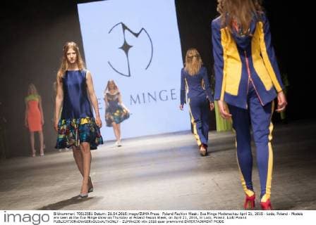 Poland Fashion Week: Eva Minge Modenschau April 21, 2016 - Lodz, Poland - Models are seen at the Eva Minge show on Thursday at Poland Fasion Week, on April 21, 2016, in Lodz, Poland. Lodz Poland  - ZUMAn230