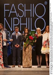 Poland Fashion Week: Eva Minge Modenschau April 21, 2016 - Lodz, Poland - Fashion designer Eva Minge is seen after her show on Thursday at Poland Fasion Week, on April 21, 2016, in Lodz, Poland. Lodz Poland  - ZUMAn230