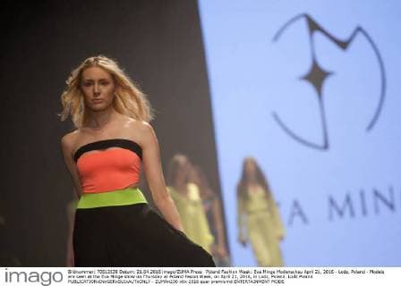 Poland Fashion Week: Eva Minge Modenschau April 21, 2016 - Lodz, Poland - Models are seen at the Eva Minge show on Thursday at Poland Fasion Week, on April 21, 2016, in Lodz, Poland. Lodz Poland  - ZUMAn230