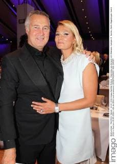Franziska van Almsick mit Ehemann Juergen B. Harder, Radio Regenbogen Award 2016 in Rust am 22.04.2016