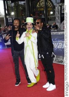 Madcon mit Charlie Chaplin-Double 19. Radio Regenbogen Award Verleihung Ehrung Preis Europa-Park Rust Freizeitpark Rust 22. April 2016