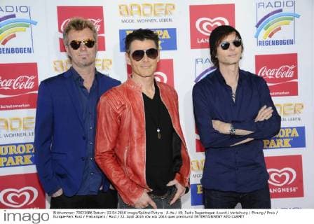 A-Ha 19. Radio Regenbogen Award Verleihung Ehrung Preis Europa-Park Rust Freizeitpark Rust 22. April 2016