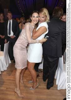 Dagmar Kögel und Franziska van Almsick bei der Aftershow Party des Radio Regenbogen Award 2016 im Europa-Park Confertainment Center. Rust, 22.04.2016 Foto:xS.xGabschx xFuturexImage