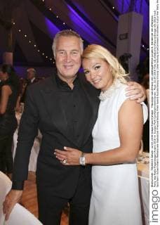 Franziska van Almsick mit Lebensgefährte Jürgen B. Harder bei der Aftershow Party des Radio Regenbogen Award 2016 im Europa-Park Confertainment Center. Rust, 22.04.2016 Foto:xS.xGabschx xFuturexImage