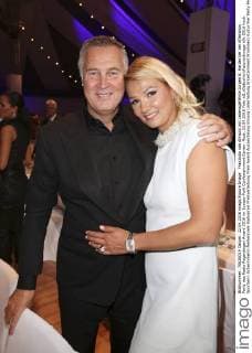 Franziska van Almsick mit Lebensgefährte Jürgen B. Harder bei der Aftershow Party des Radio Regenbogen Award 2016 im Europa-Park Confertainment Center. Rust, 22.04.2016 Foto:xS.xGabschx xFuturexImage