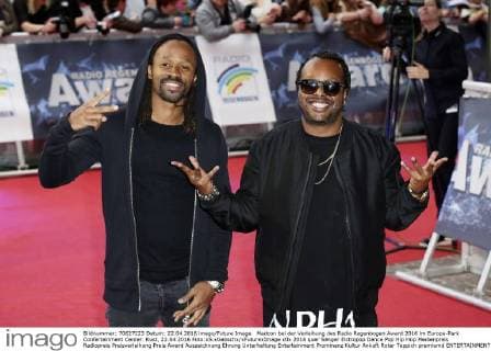 Madcon bei der Verleihung des Radio Regenbogen Award 2016 im Europa-Park Confertainment Center. Rust, 22.04.2016 Foto:xS.xGabschx xFuturexImage