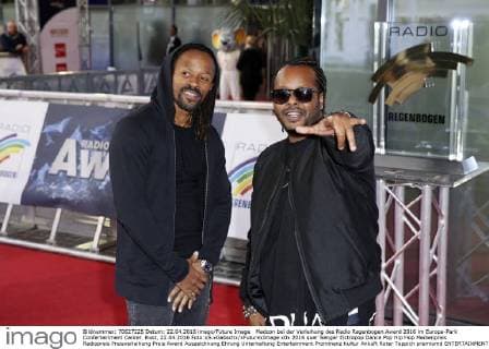 Madcon bei der Verleihung des Radio Regenbogen Award 2016 im Europa-Park Confertainment Center. Rust, 22.04.2016 Foto:xS.xGabschx xFuturexImage