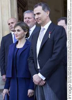 April 23, 2016 - Alcala De Henares, Madrid, Spain - King Felipe VI of Spain, Queen Letizia of Spain attended Cervantes Award to Fernando del Paso at the Alcala de Henares University on April 23, 2016 in Alcala de Henares, near of Madrid, Spain. Alcala De Henares Spain  - ZUMAg15_