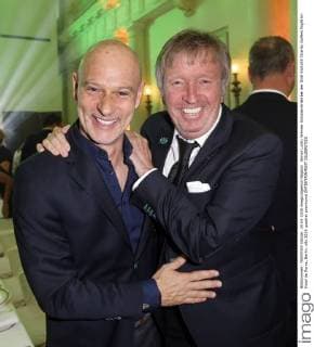 Simon Licht; Werner Schulze-Erdel bei der GGH EAGLES Charity Golfers Night im Hotel de Rome, Berlin.