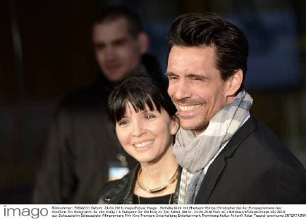Michelle Glick mit Ehemann Philipp Christopher bei der Europapremiere des Kinofilms Ein Hologramm für den König A Hologram for the King im Zoo Palast. Berlin, 24.04.2016 Foto:xC.xNiehausx xFuturexImage