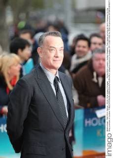 . 25 04 2016. London, United Kingdom. Tom Hanks arriving at the A Hologram for the King premiere in London.  xStephenxLockx xi-Imagesx IIM-12507-0002