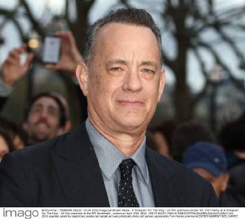 A Hologram For The King - UK film premiere London UK. Tom Hanks at A Hologram For The King - UK film premiere at the BFI Southbank, London on April 25th 2016. LMK73-60227-260416 