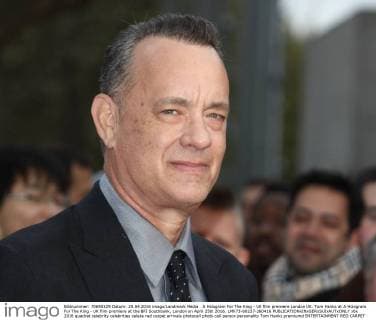 A Hologram For The King - UK film premiere London UK. Tom Hanks at A Hologram For The King - UK film premiere at the BFI Southbank, London on April 25th 2016. LMK73-60227-260416 