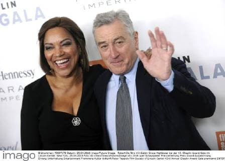 Robert De Niro mit Gattin Grace Hightower bei der 43. Chaplin Award Gala im Lincoln Center. New York, 25.04.2016 Foto:xD.xVanxTinex xFuturexImage