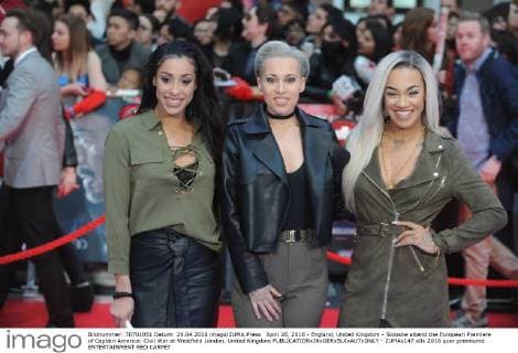 April 26, 2016 - England, United Kingdom - Stooshe attend the European Premiere of Captain America: Civil War at Westfield London. United Kingdom - ZUMAs147