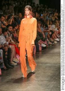 SAO PAULO, Brazil - 26 04 2016: SPFW SUMMER 2017 - The brand A.Brand made his debut at Fashion Week on Tuesday (26) with a collection inspired by Hawaii. The brand conversation with the audience who likes cheerful, light and desencanadas parts, but that brings information that is legal to use at the time.  BrunaxMarques